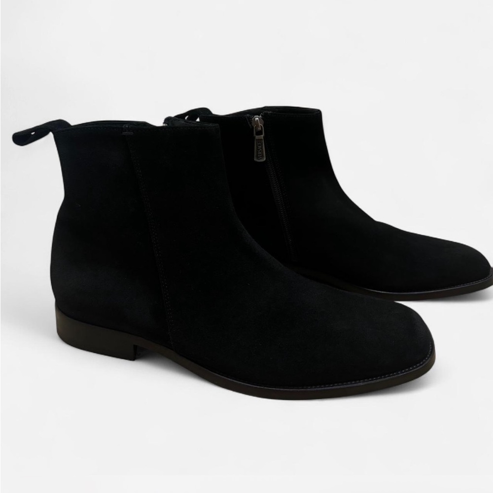 Versace Black Suede Men's Boots